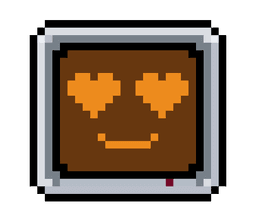 Heart Eyes Bot Face
